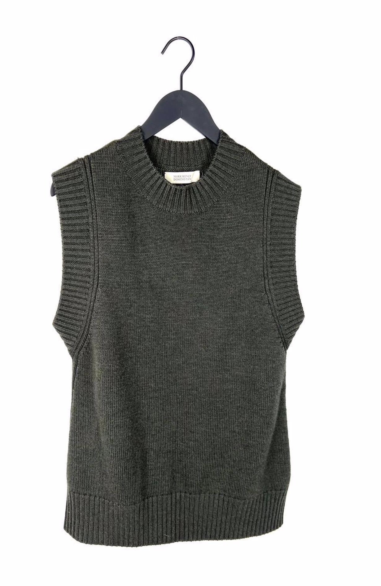 Mark Tan knit vest army green size s